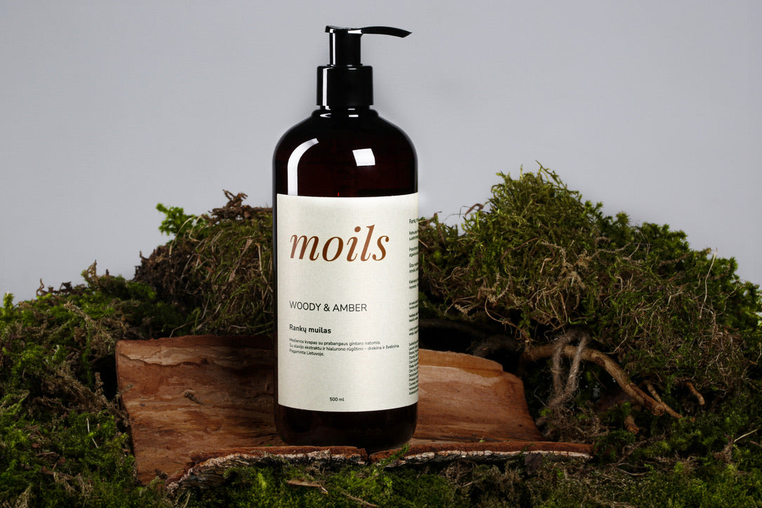 Rankų muilas Woody & Amber, 500 ml