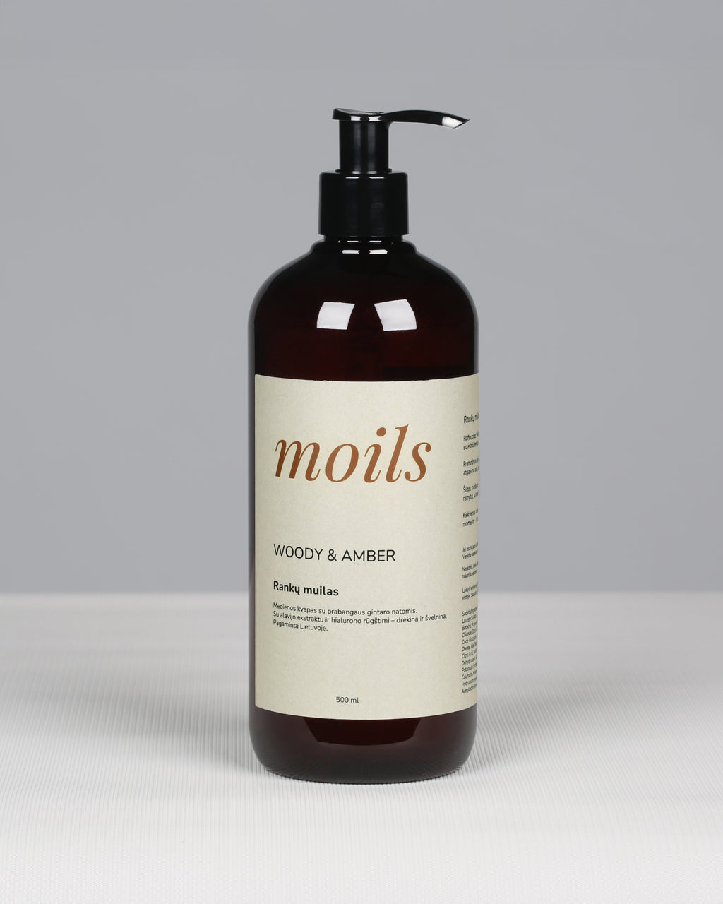 Rankų muilas Woody & Amber, 500 ml