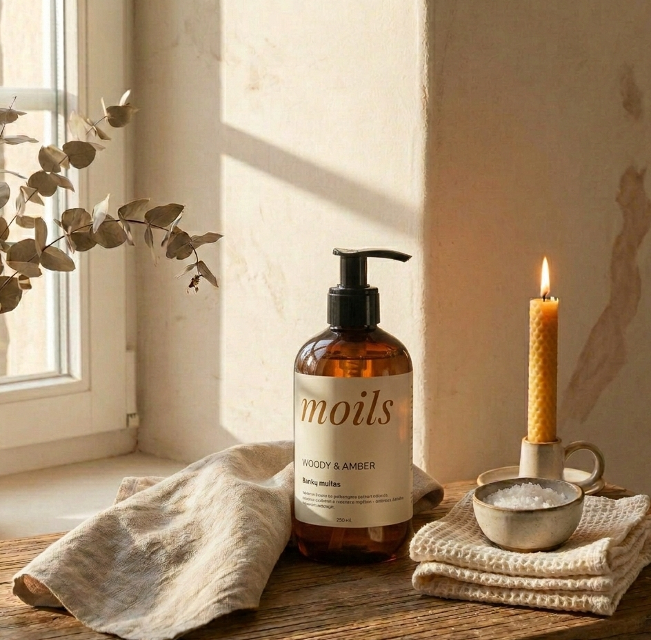 Rankų muilas Woody & Amber, 250 ml