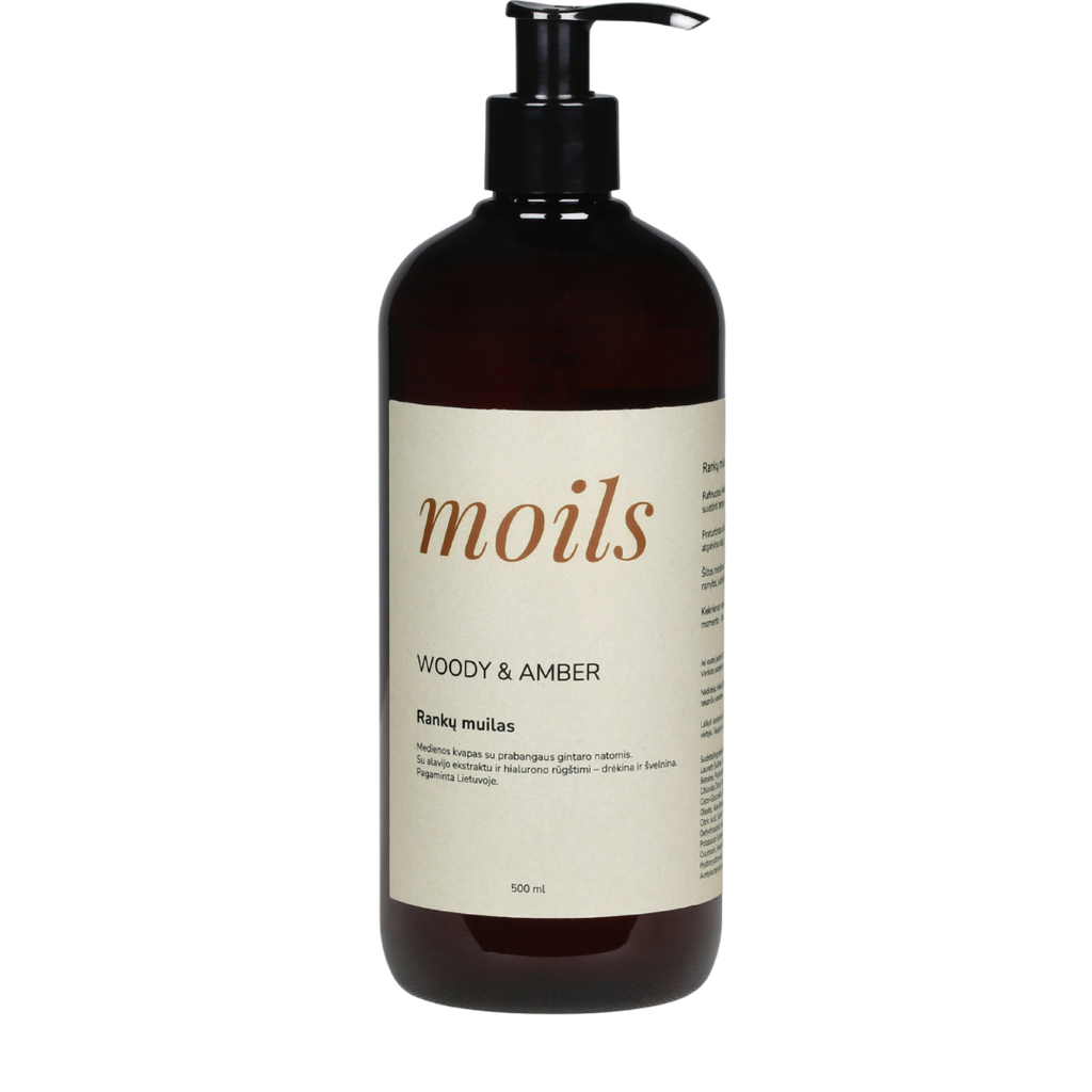 Rankų muilas Woody & Amber, 500 ml