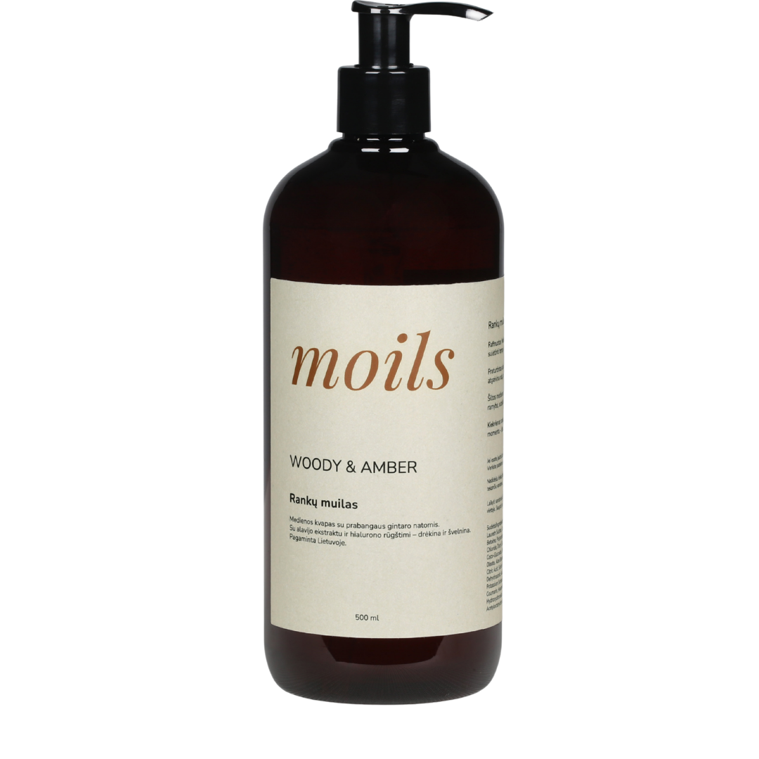 Rankų muilas Woody & Amber, 500 ml